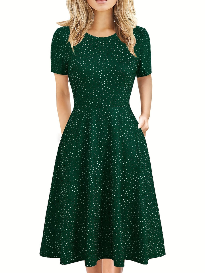 Evelyn Quinn | Retro A-Line Summer Dress